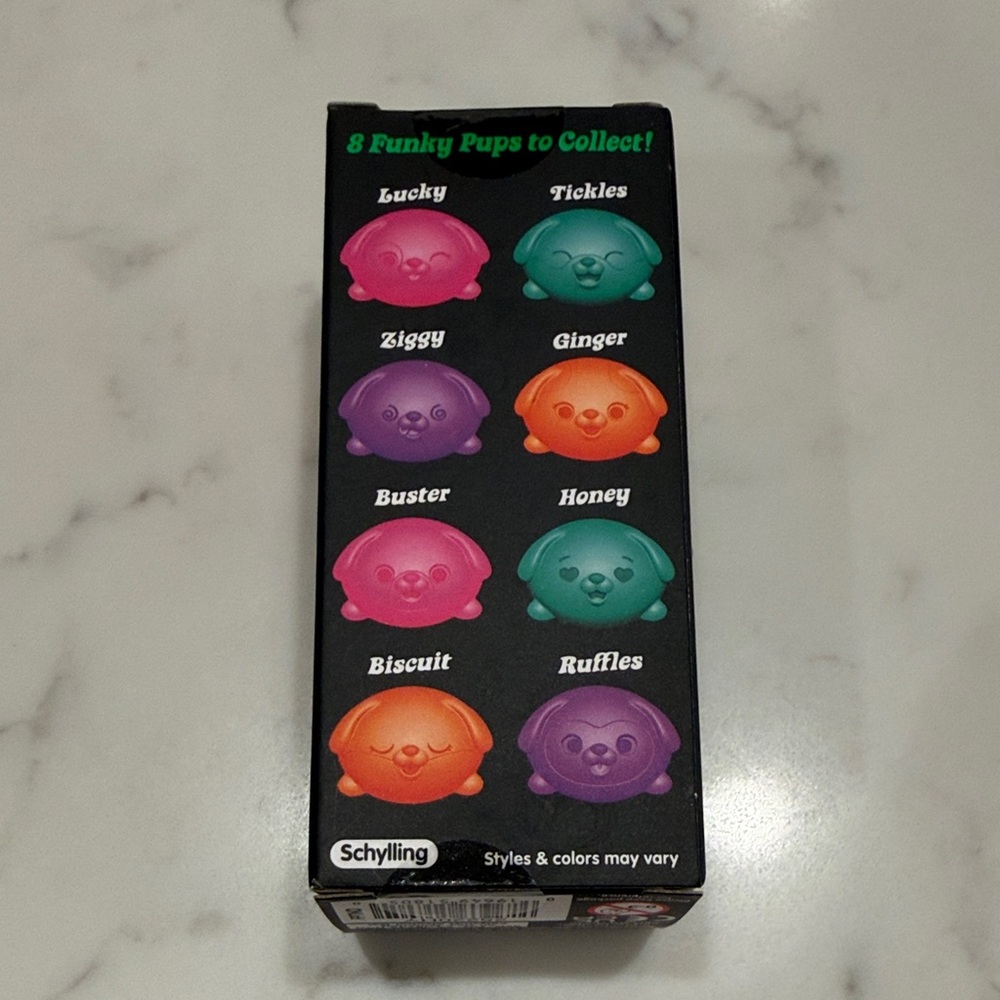 Teenie NeeDoh Funky Pup 3-Pack Kids Toy Set - Pink/Teal/Purple - Picture 3 of 6